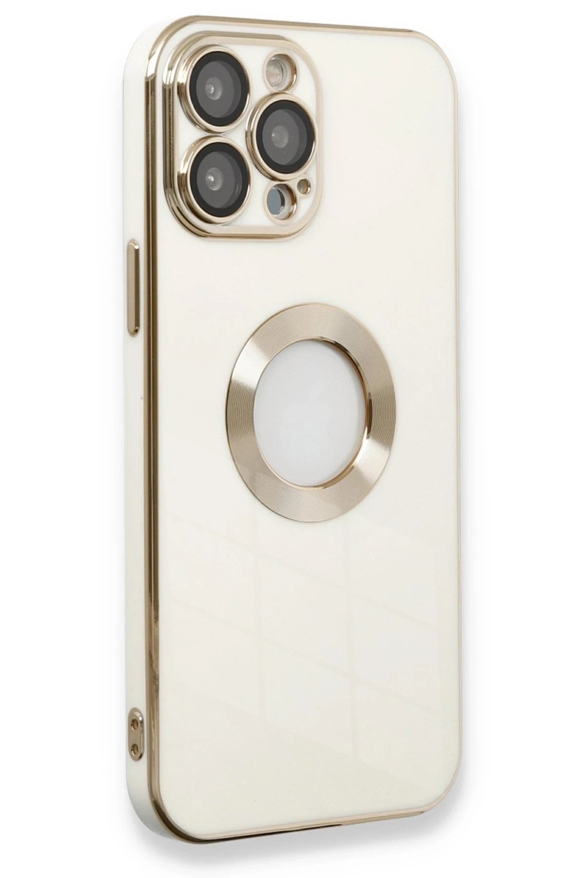 Mey İthalat® iPhone 13 Pro Max Kılıf Store Silikon - Beyaz