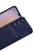 Mey İthalat® Samsung Galaxy A37 5G Auto Focus Karbon Kapak - Lacivert