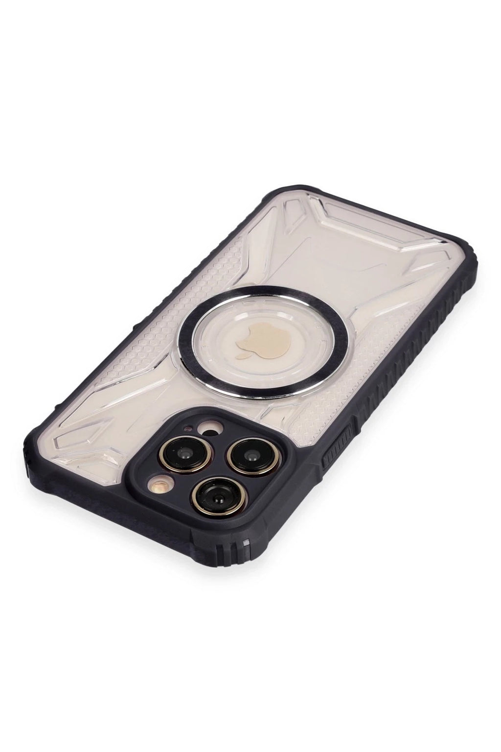 Mey İthalat® iPhone 13 Pro Kılıf Prag Magneticsafe Kapak - Siyah
