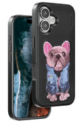 Mey İthalat® iPhone 16 Cute Desenli Kapak - Siyah