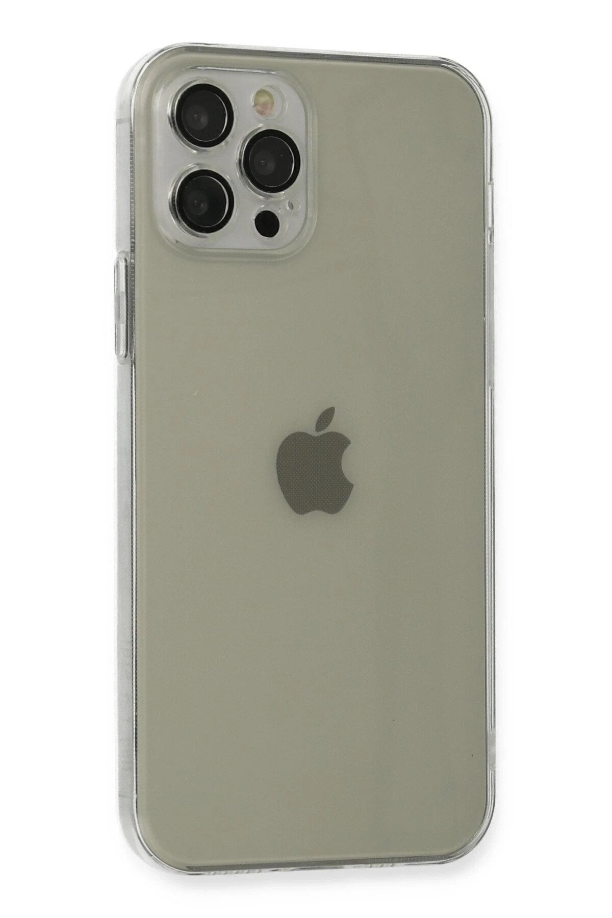 Mey İthalat® iPhone 12 Pro Kılıf Fly Lens Silikon - Şeffaf