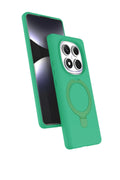 Mey İthalat® Redmi Note 14 Pro 4G Regal Magsafe Standlı Kapak - Yeşil