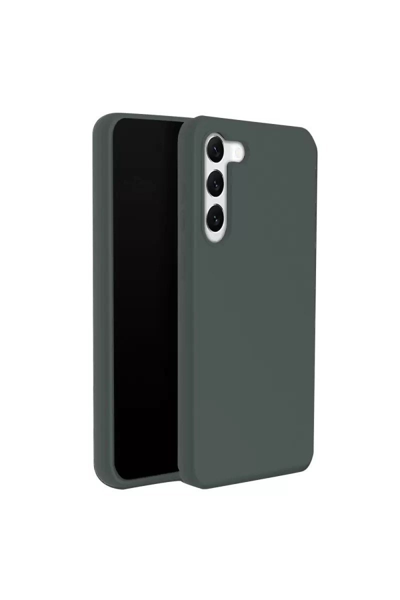 Mey İthalat® Samsung Galaxy S24 Kılıf First Silikon - Koyu Yeşil