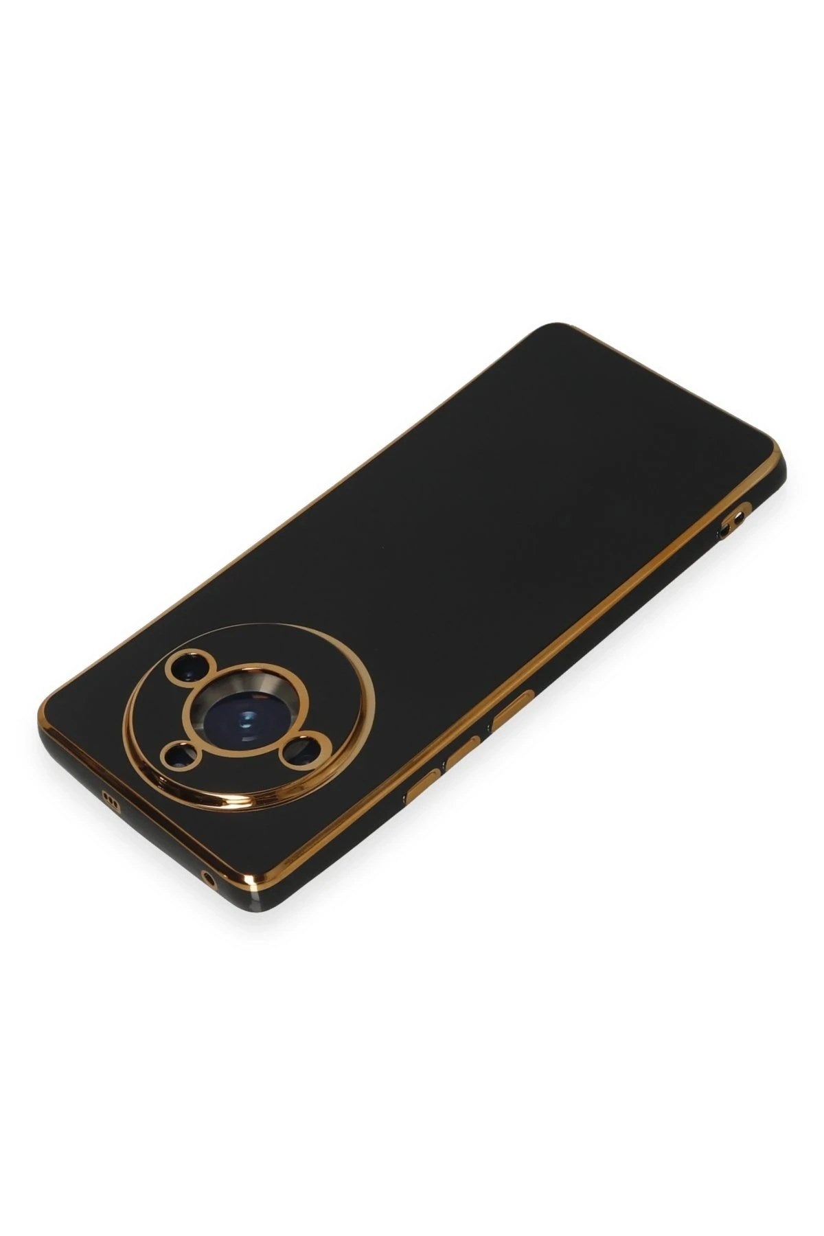 Mey İthalat® Realme 11 Pro Kılıf Volet Silikon - Siyah