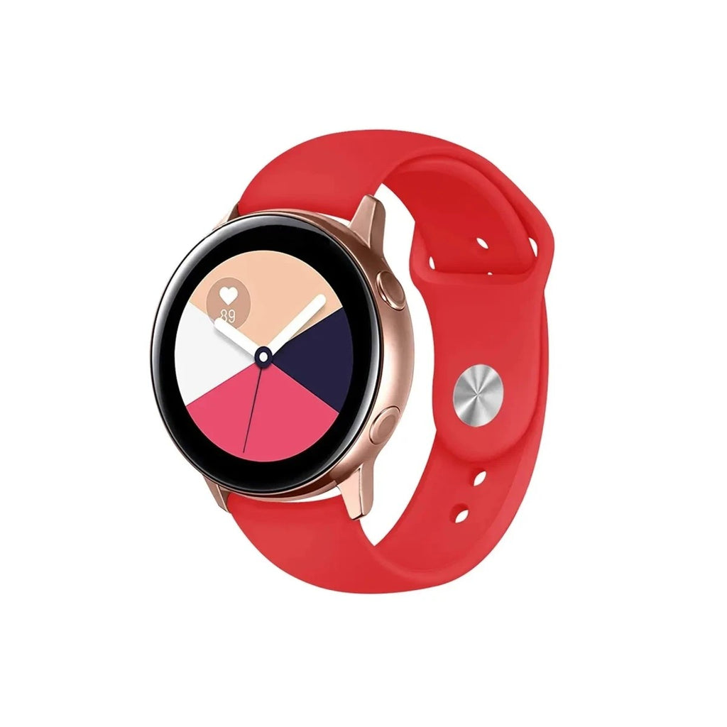 Mey İthalat® Watch 20mm Klasik Kordon - Kırmızı