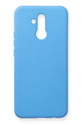 Mey İthalat® Huawei Mate 20 Lite Kılıf Nano içi Kadife Silikon - Mavi