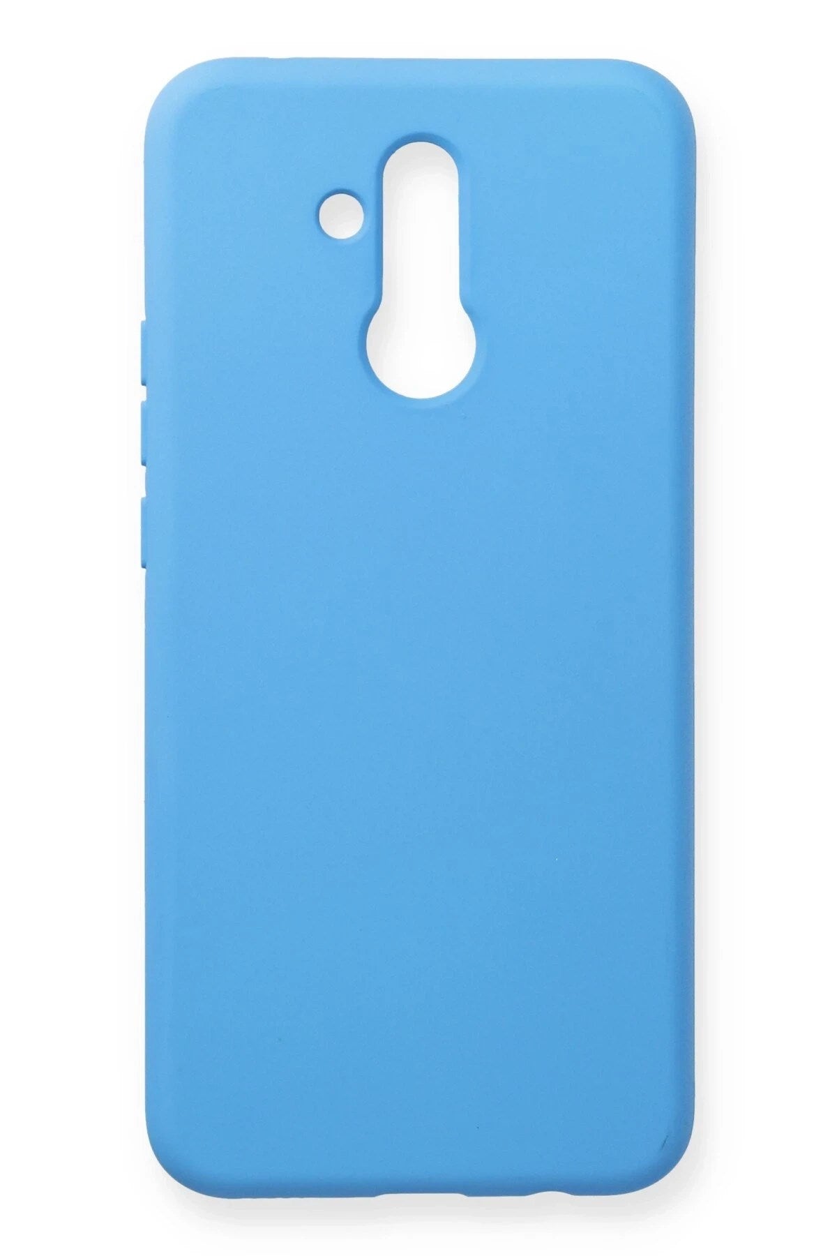 Mey İthalat® Huawei Mate 20 Lite Kılıf Nano içi Kadife Silikon - Mavi