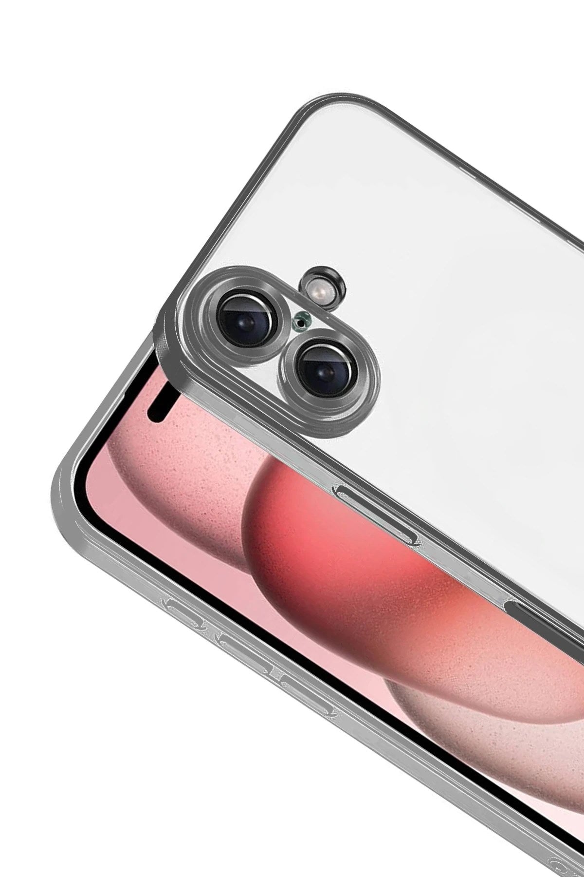 Mey İthalat® iPhone 17 Lensli Silikon - Titan Gri