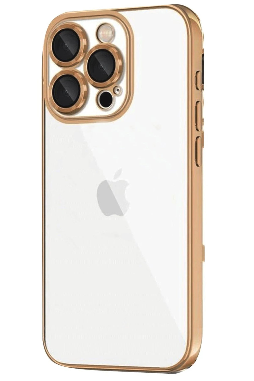 Mey İthalat® iPhone 16 Pro Kılıf Lensli Silikon - Desert