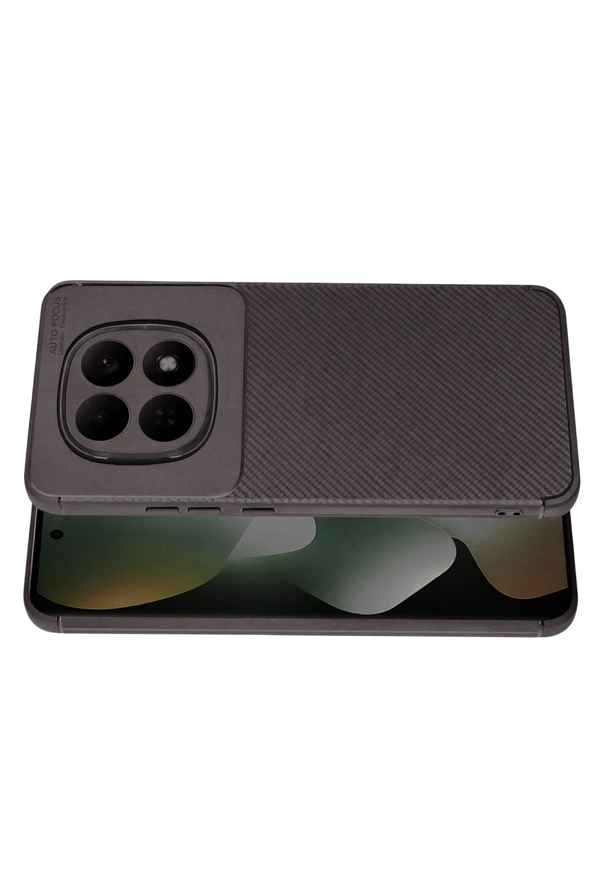Mey İthalat® Redmi Note 15 4G Auto Focus Karbon Kapak - Gri