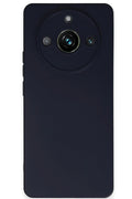 Mey İthalat® Realme 11 Pro Kılıf Nano içi Kadife Silikon - Lacivert
