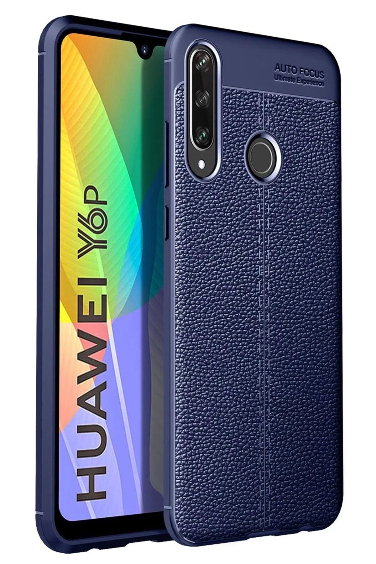 Mey İthalat® Huawei Y6P Kılıf Auto Focus Kapak - Lacivert