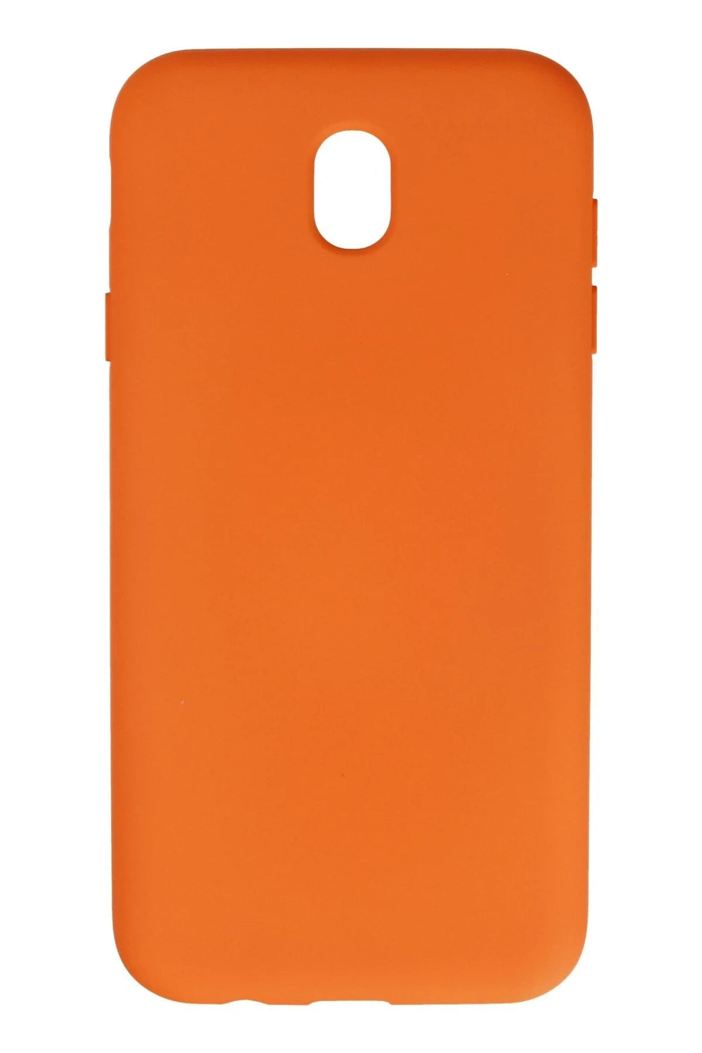Mey İthalat® Samsung Galaxy J7 Pro / J730 Kılıf Nano içi Kadife Silikon - Turuncu