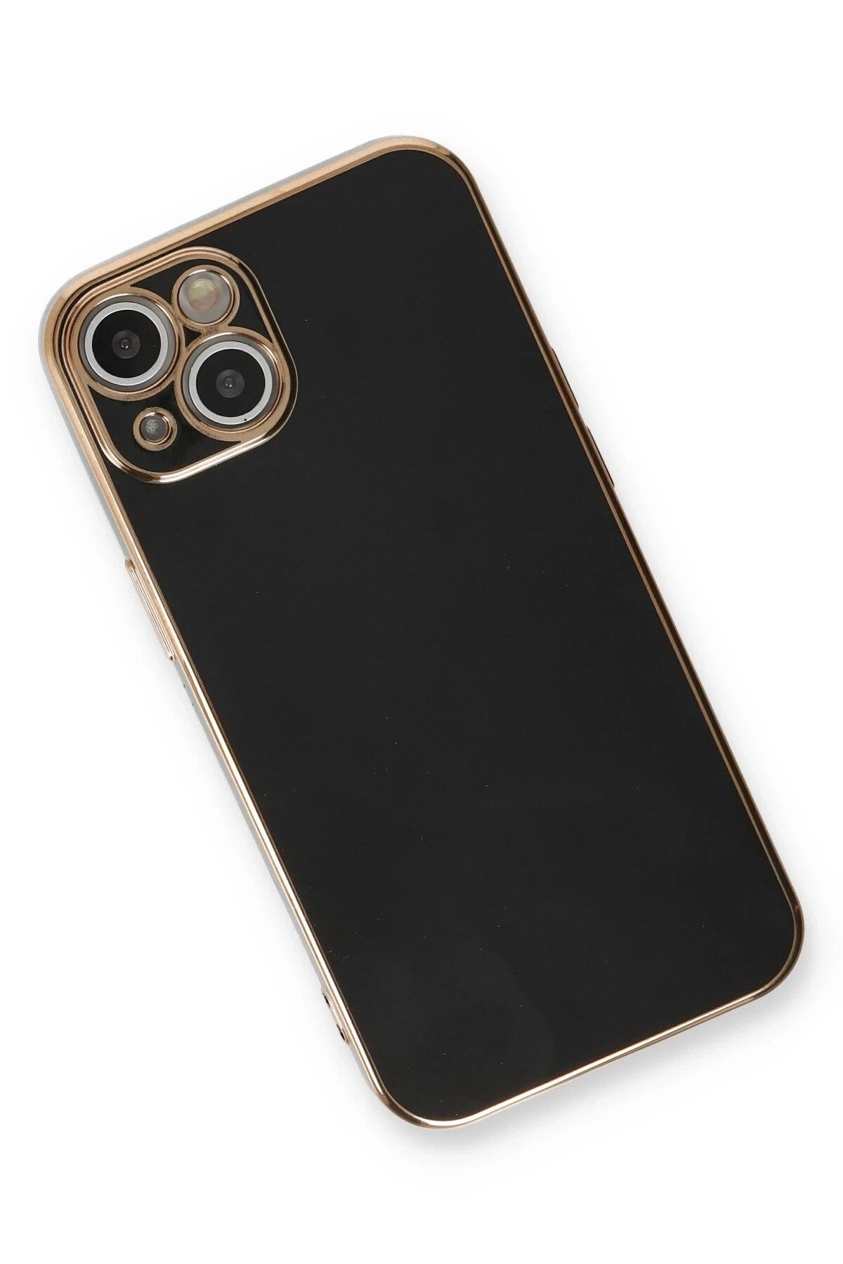 Mey İthalat® iPhone 13 Kılıf Volet Silikon - Siyah