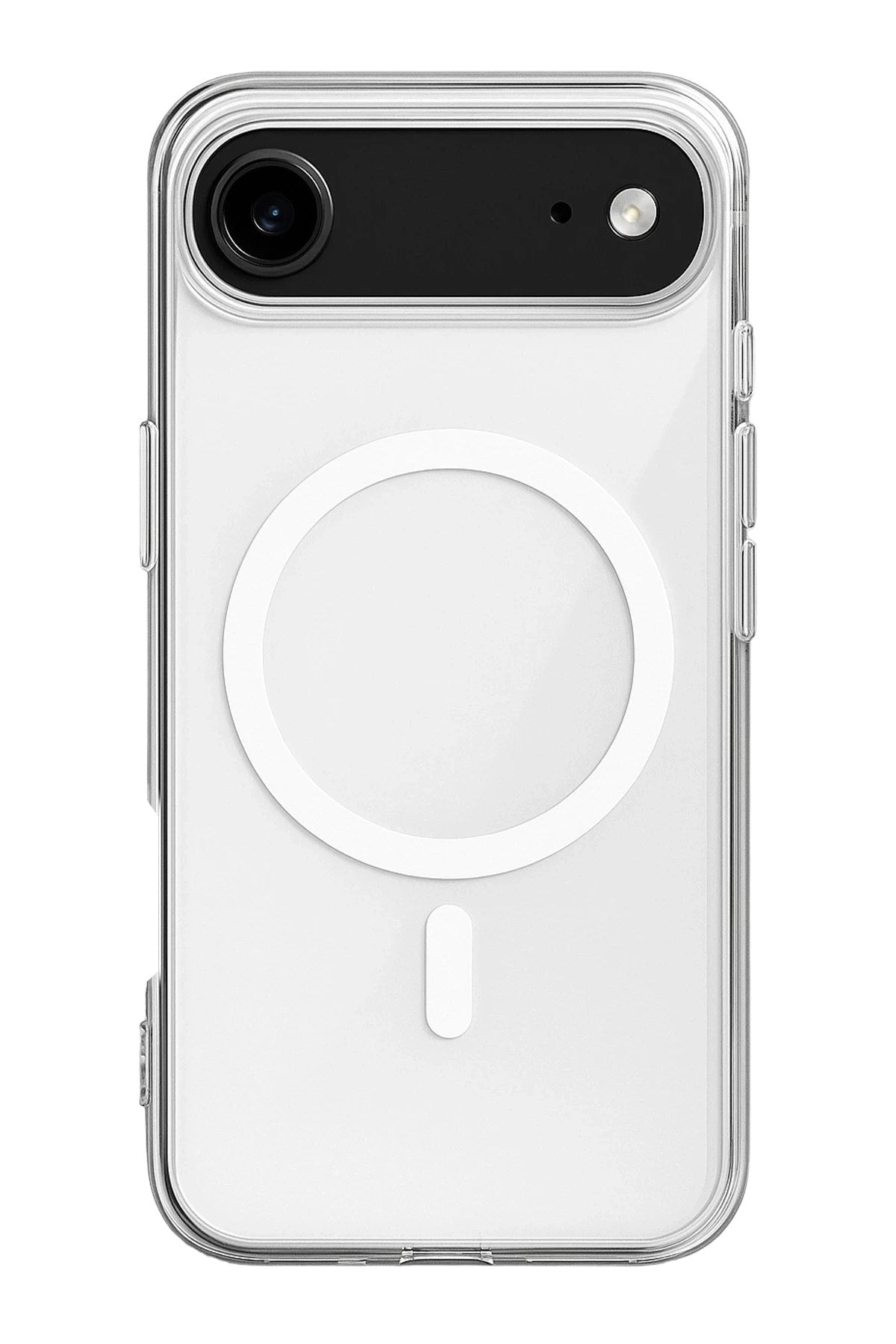 Mey İthalat® iPhone 17 Air Kılıf Magneticsafe Şeffaf Silikon - Şeffaf