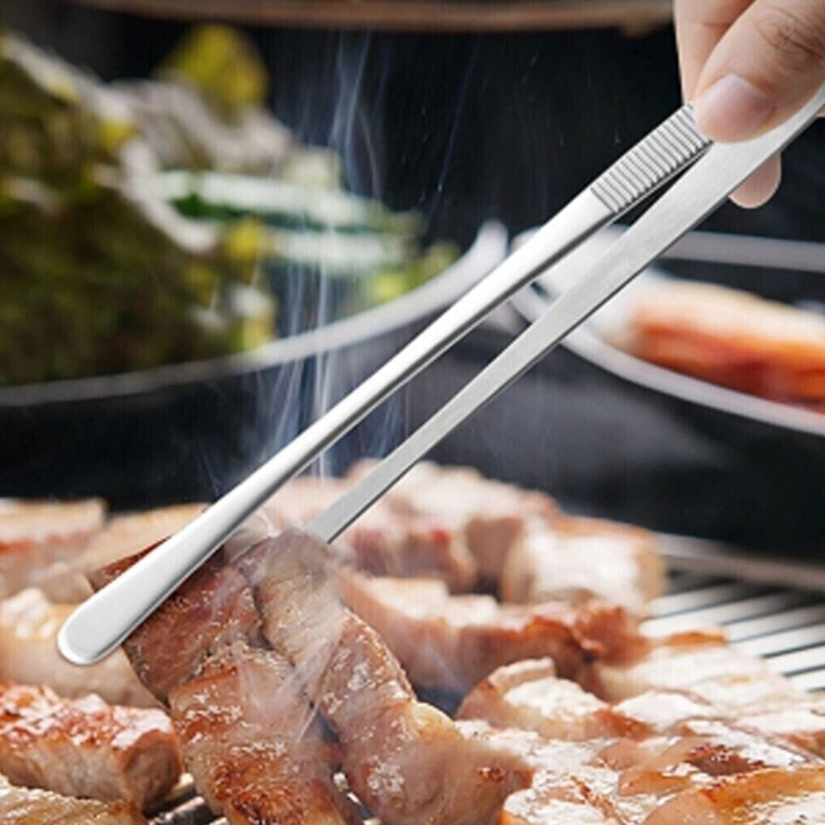 Yiyecek Servis Maşası Air Fryer Master Chef Şef Cımbızı Et Kızartma Barbekü Aleti 30 Cm