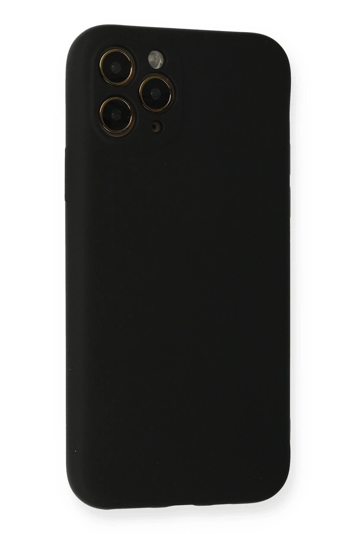 Mey İthalat® iPhone 11 Pro Kılıf Nano içi Kadife Silikon - Siyah