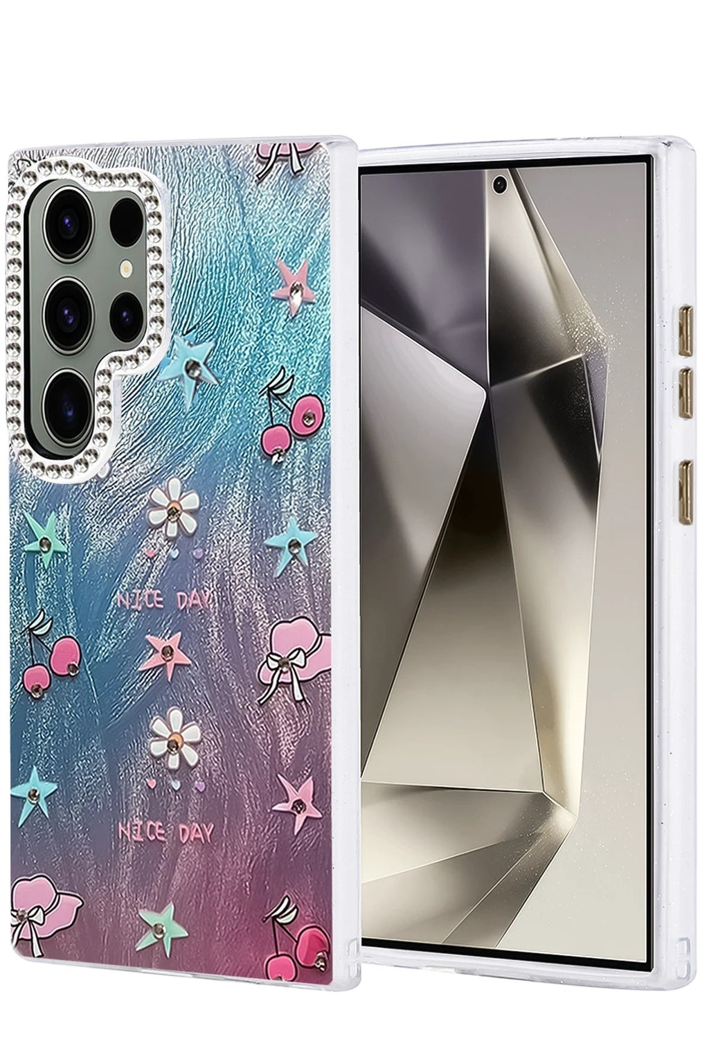 Mey İthalat® Samsung Galaxy S23 Ultra Kılıf Blade Aynalı Desenli Kapak - Desen 4