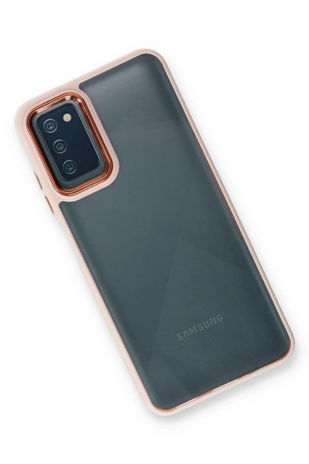 Mey İthalat® Samsung Galaxy A03S Kılıf Dora Kapak - Pudra