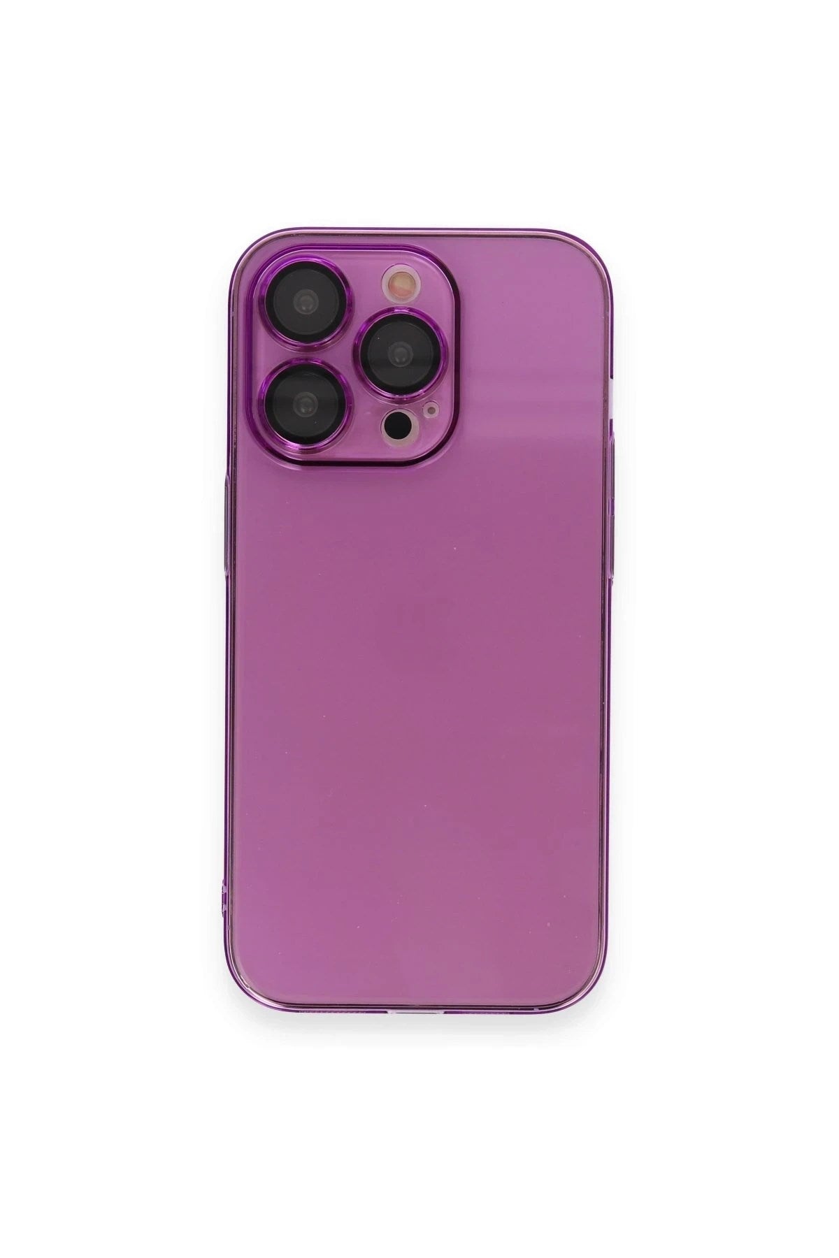 Mey İthalat® iPhone 14 Pro Max Kılıf Armada Lensli Kapak - Mor