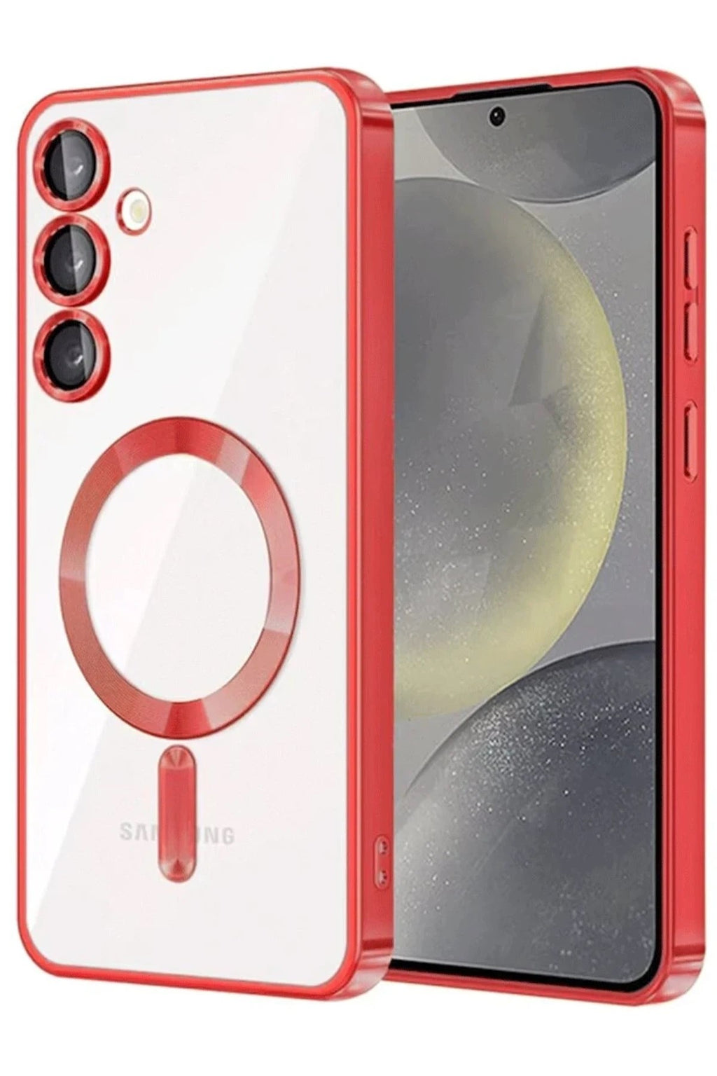 Mey İthalat® Samsung Galaxy A36 Kross Magneticsafe Kapak - Kırmızı