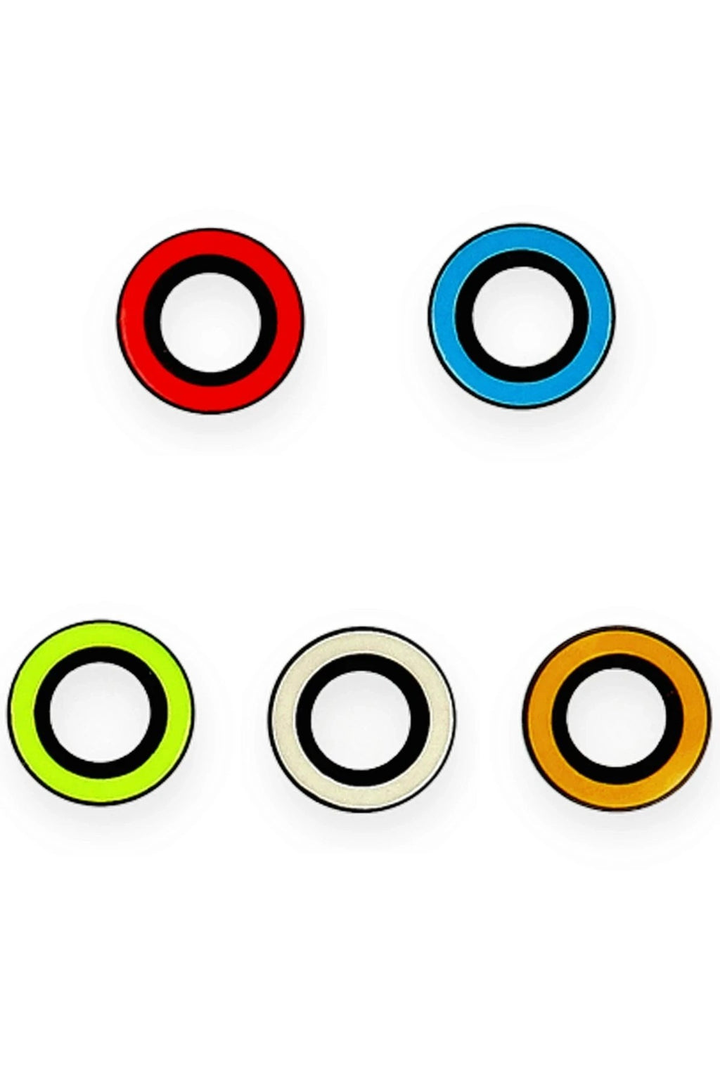 Mey İthalat® iPhone 11 Neon Fosforlu Kamera Lens - Mavi