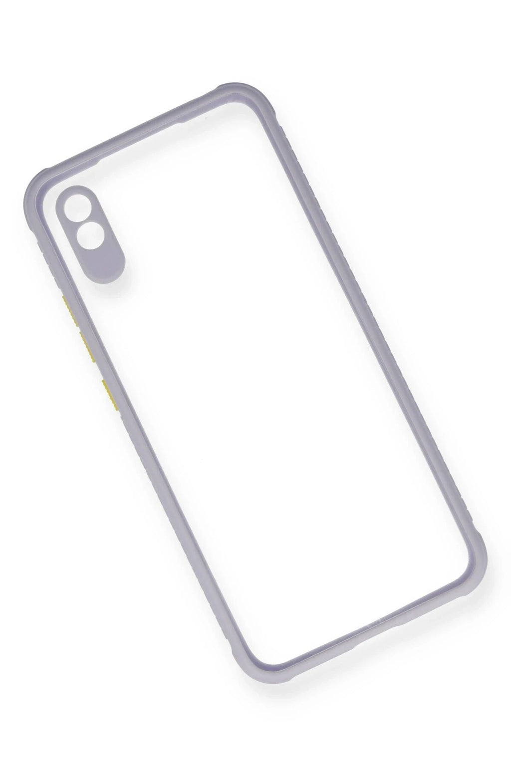 Mey İthalat® Redmi 9A Kılıf Miami Şeffaf Silikon - Lila