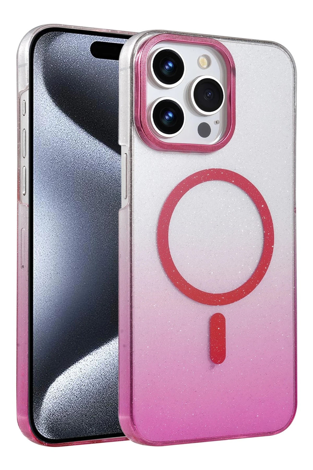 Mey İthalat® iPhone 14 Pro Max Glossy Magsafe Kapak - Pembe
