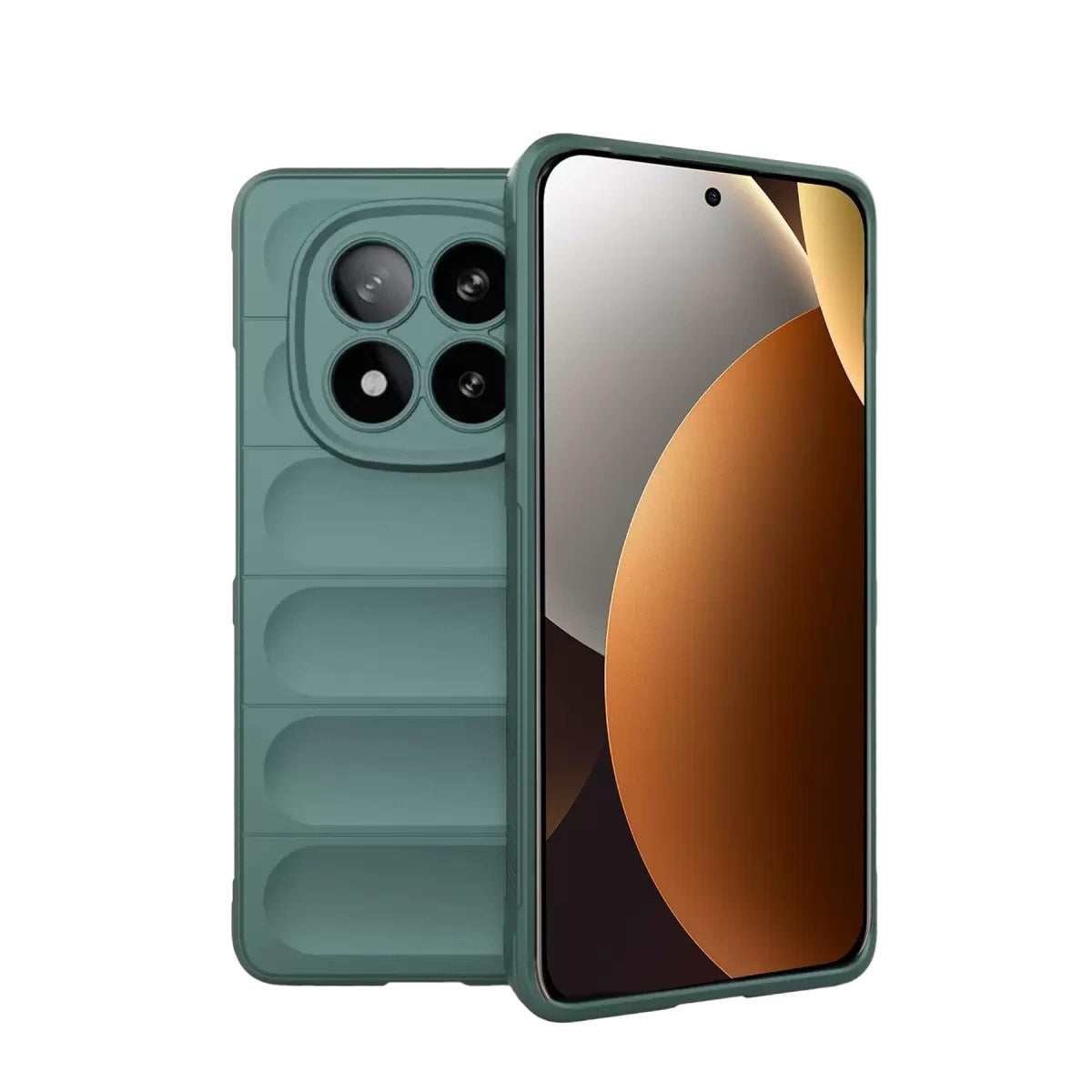 Mey İthalat® Redmi Note 15 Pro 5G Optimum Silikon - Koyu Yeşil
