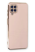 Mey İthalat® Samsung Galaxy A22 Kılıf Volet Silikon - Pembe