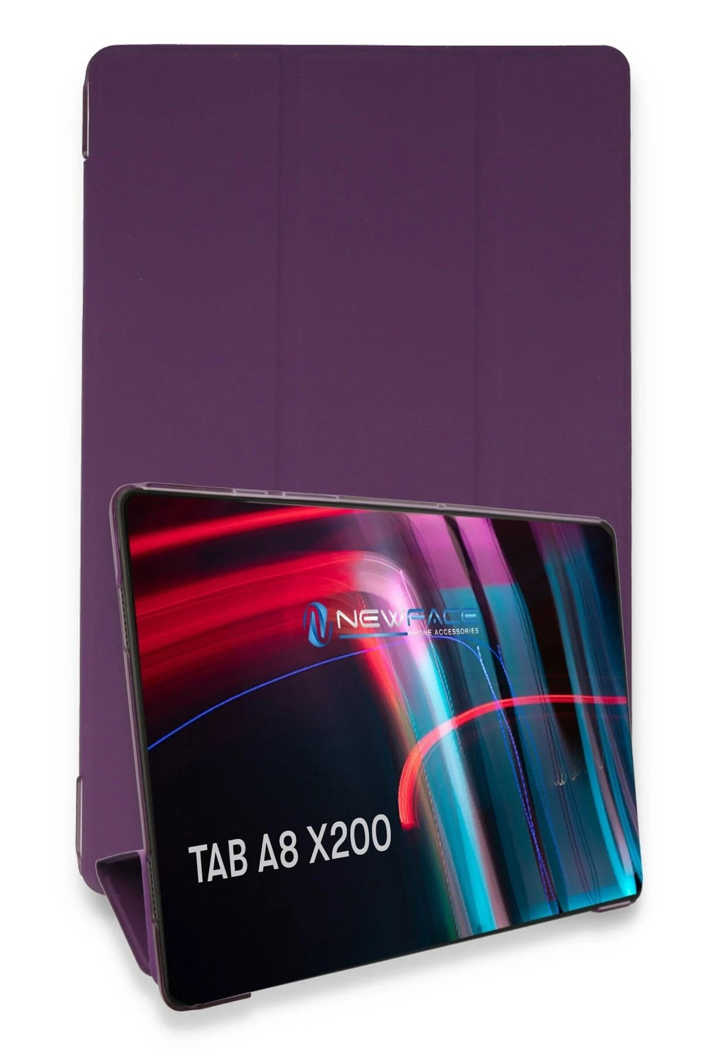 Mey İthalat® Samsung Galaxy X200 Tab A8 10.5 Kılıf Tablet Smart Kılıf - Mor