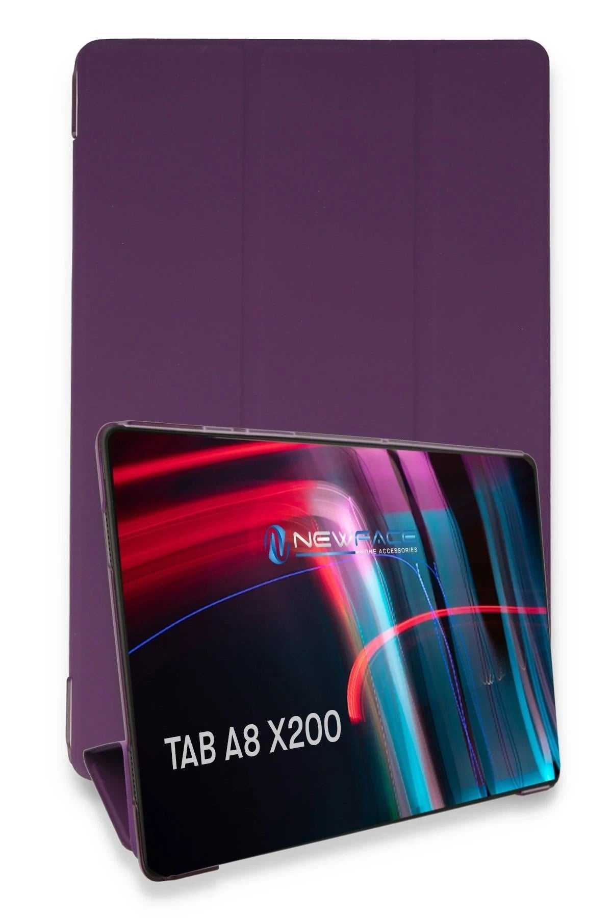 Mey İthalat® Samsung Galaxy X200 Tab A8 10.5 Kılıf Tablet Smart Kılıf - Mor