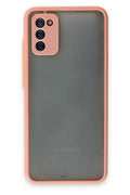 Mey İthalat® Samsung Galaxy A02S Kılıf Montreal Silikon Kapak - Pembe