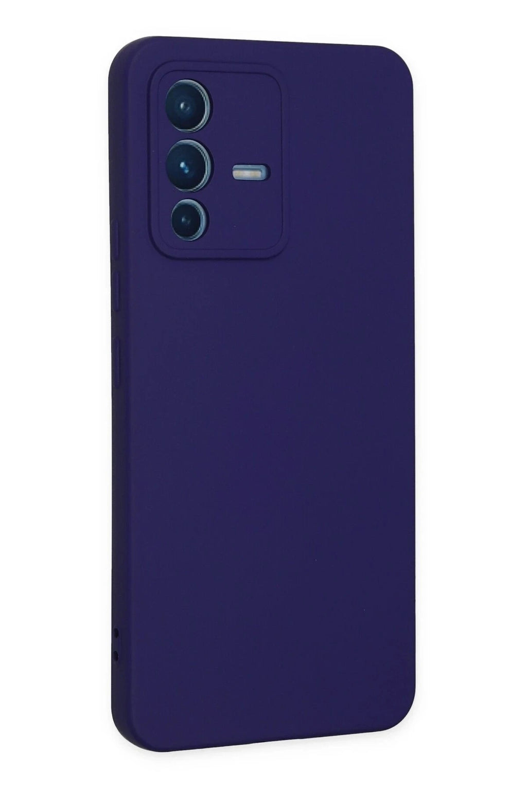 Mey İthalat® Vivo V23 5G Kılıf Nano içi Kadife Silikon - Mor