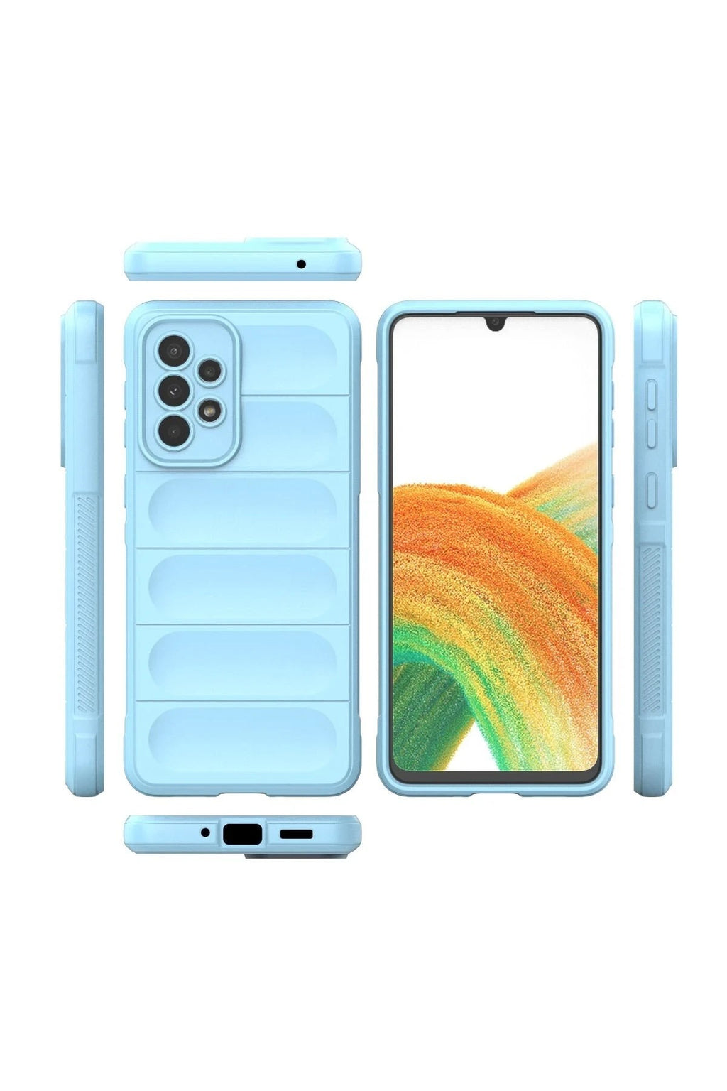 Mey İthalat® Samsung Galaxy A33 5G Kılıf Optimum Silikon - Sky Blue