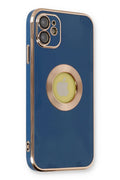 Mey İthalat® iPhone 12 Kılıf Store Silikon - Mavi