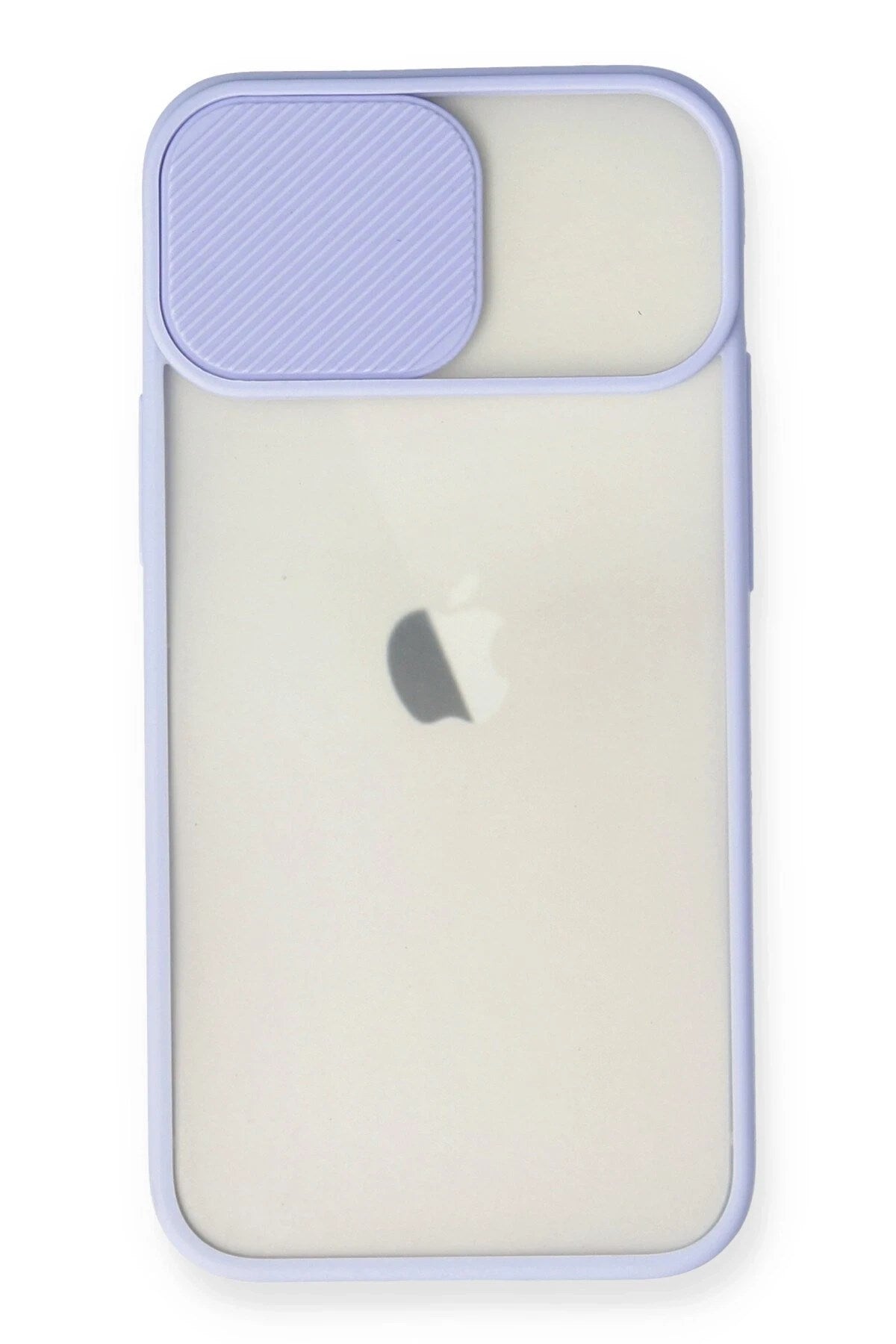 Mey İthalat® iPhone 11 Kılıf Palm Buzlu Kamera Sürgülü Silikon - Lila