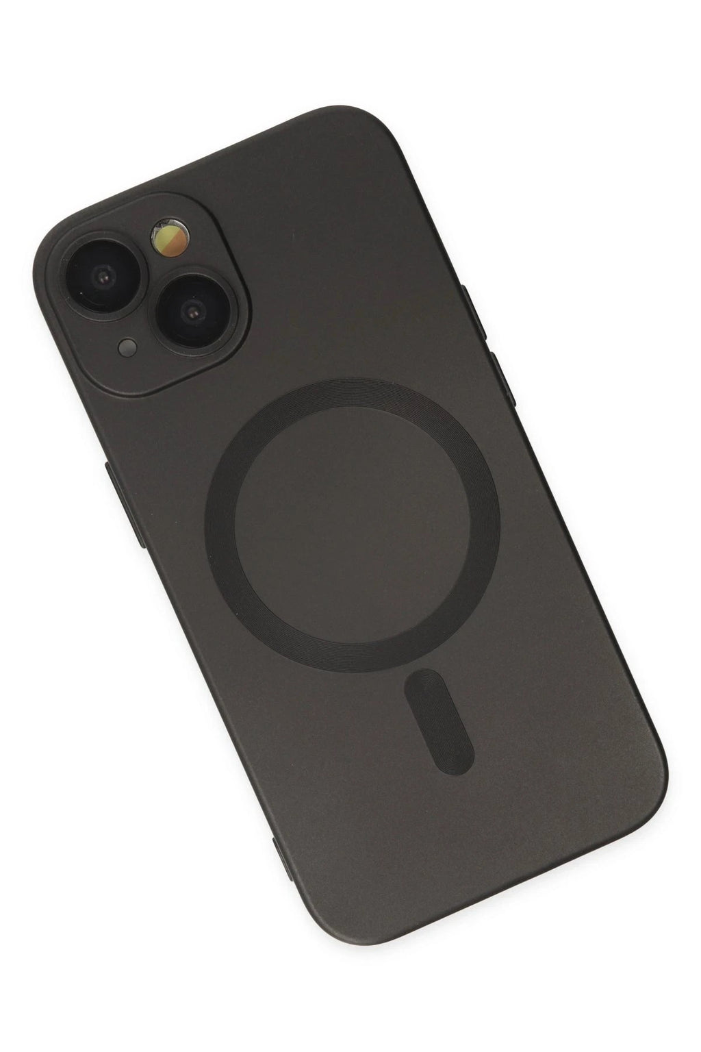 Mey İthalat® iPhone 14 Plus Kılıf Moshi Lens Magneticsafe Silikon - Siyah