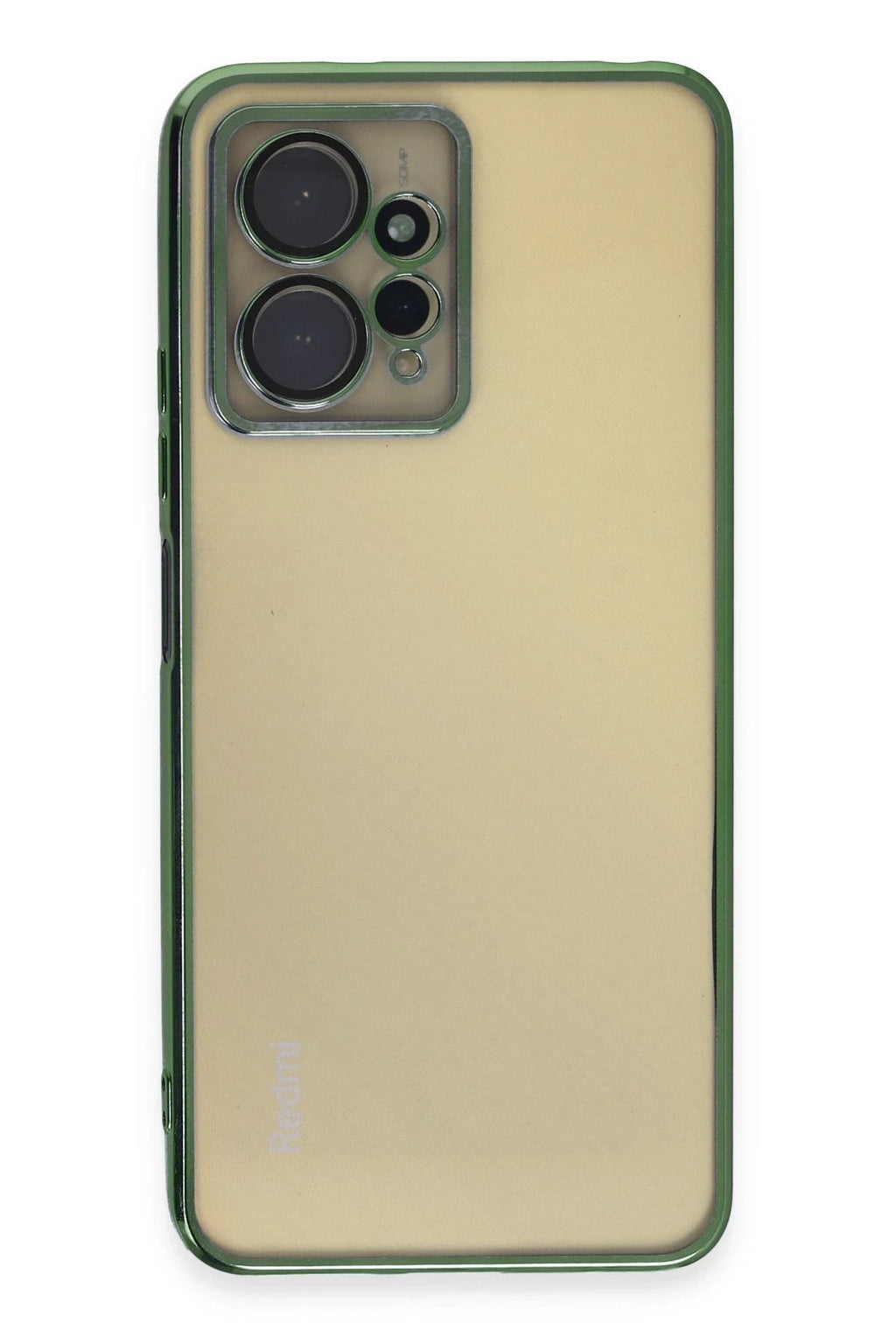 Mey İthalat® Redmi Note 12 4G Kılıf Lensli Silikon - Yeşil