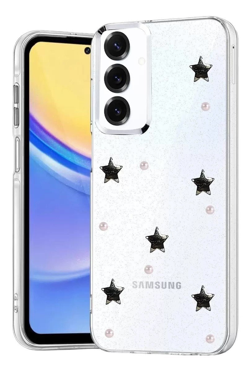 Mey İthalat® Samsung Galaxy A37 5G Fiyonk Desenli Kapak - Desen 7