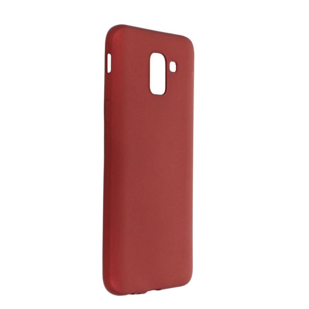 Mey İthalat® Samsung Galaxy J6 Kılıf First Silikon - Bordo
