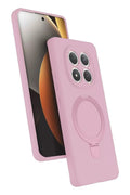 Mey İthalat® Redmi Note 15 4G Regal Magsafe Standlı Kapak - Açık Pembe