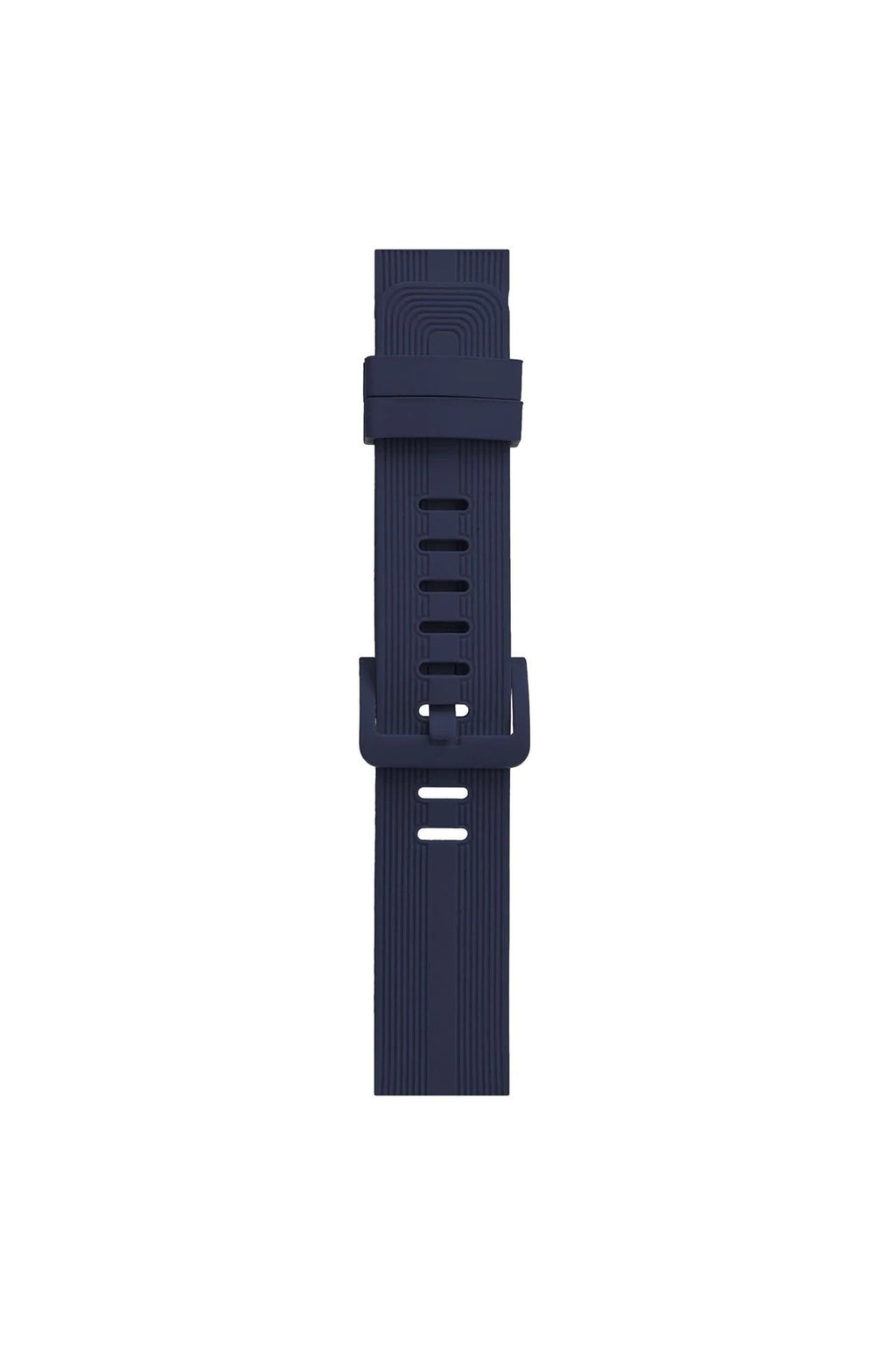 Mey İthalat® Watch 38mm KR408 Çizgili Silikon Kordon - Lacivert