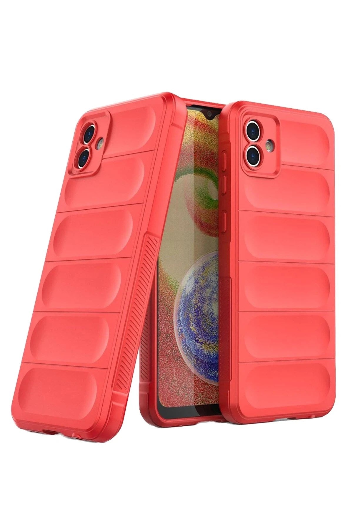 Mey İthalat® Samsung Galaxy A05 Kılıf Optimum Silikon - Kırmızı