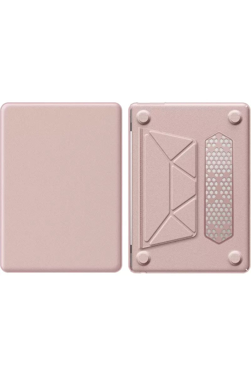 Mey İthalat® Macbook Air 15 2024 Macbook Deri Kapak - Pembe