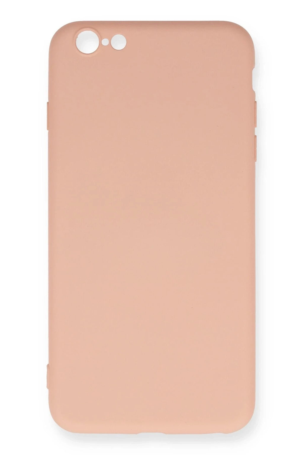 Mey İthalat® iPhone 6 Plus Kılıf Nano içi Kadife Silikon - Pudra