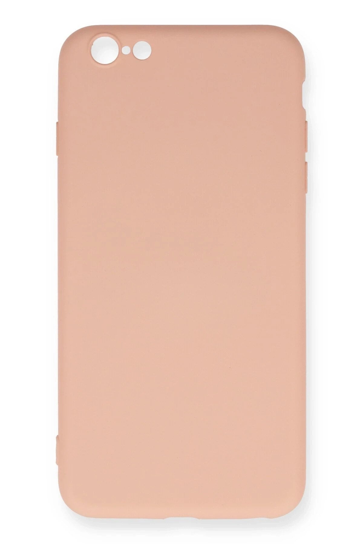 Mey İthalat® iPhone 6 Plus Kılıf Nano içi Kadife Silikon - Pudra
