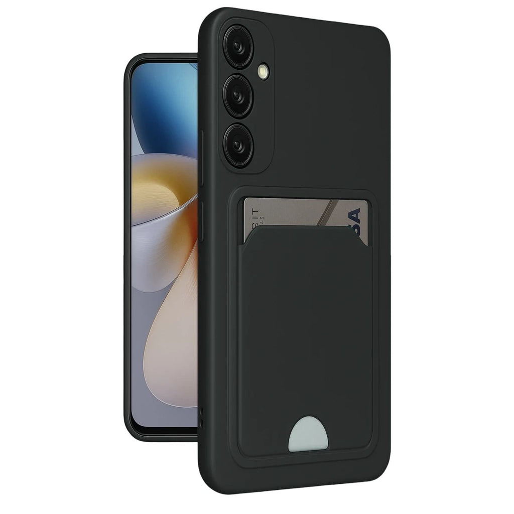 Mey İthalat® Samsung Galaxy A26 Kılıf Kelvin Kartvizitli Silikon - Siyah