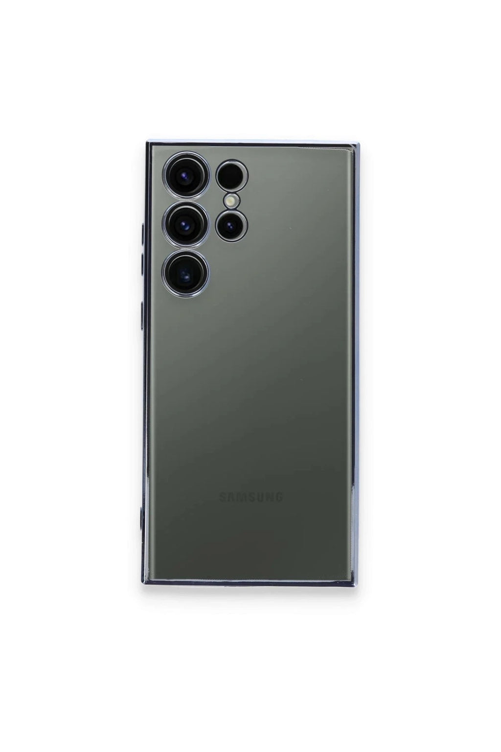 Mey İthalat® Samsung Galaxy S23 Ultra Kılıf Lensli Silikon - Açık Mavi