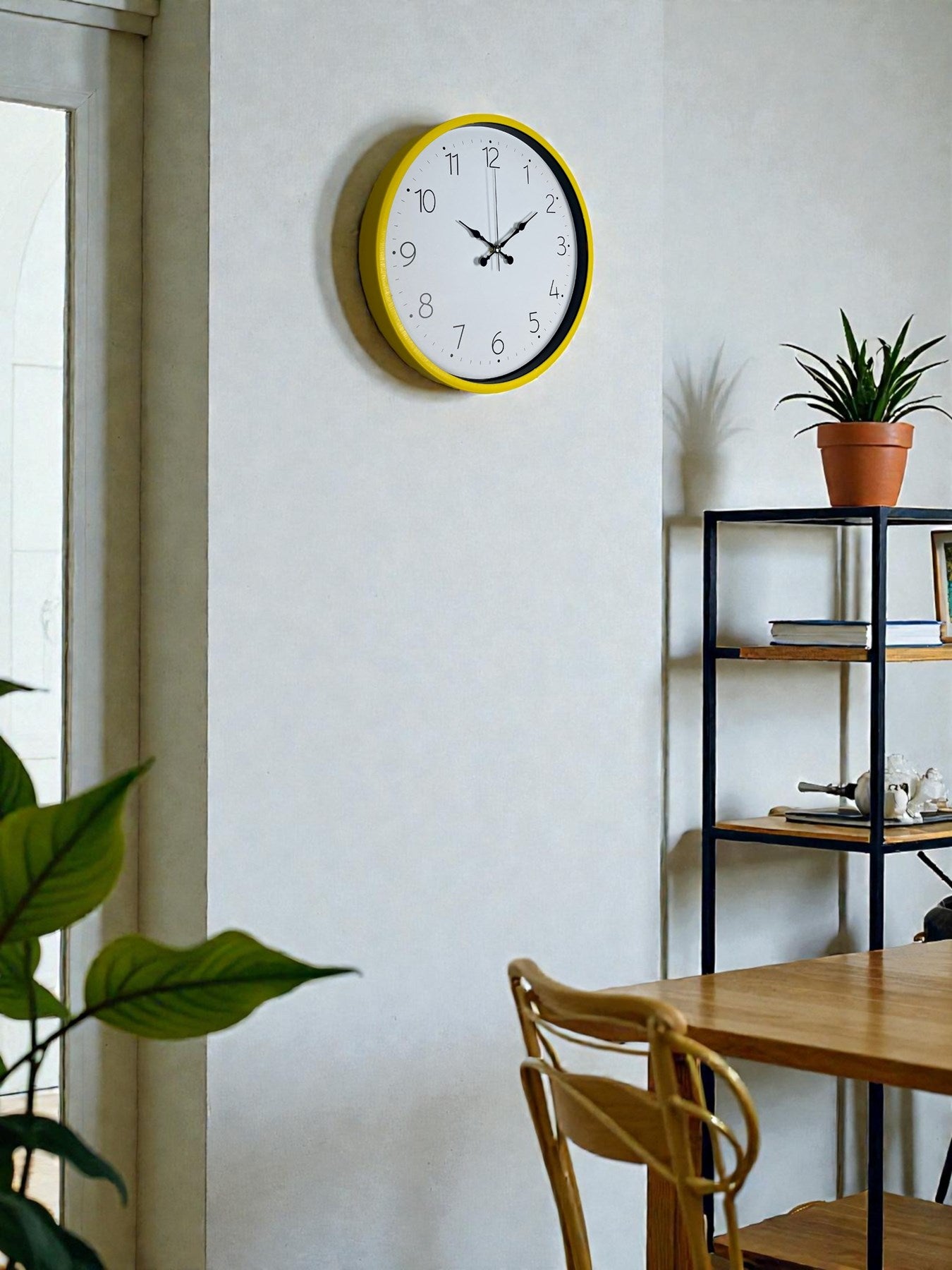 36 Cm Standart Sarı Duvar Saati